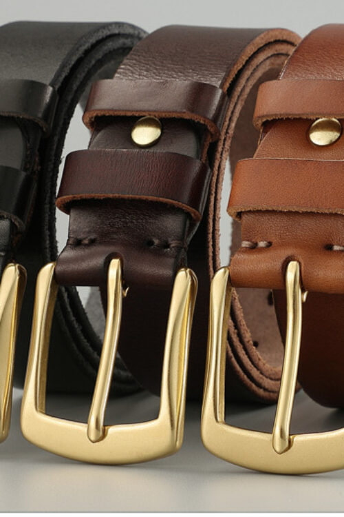 Handmade Casual Trend Men’s Belts Cowhide