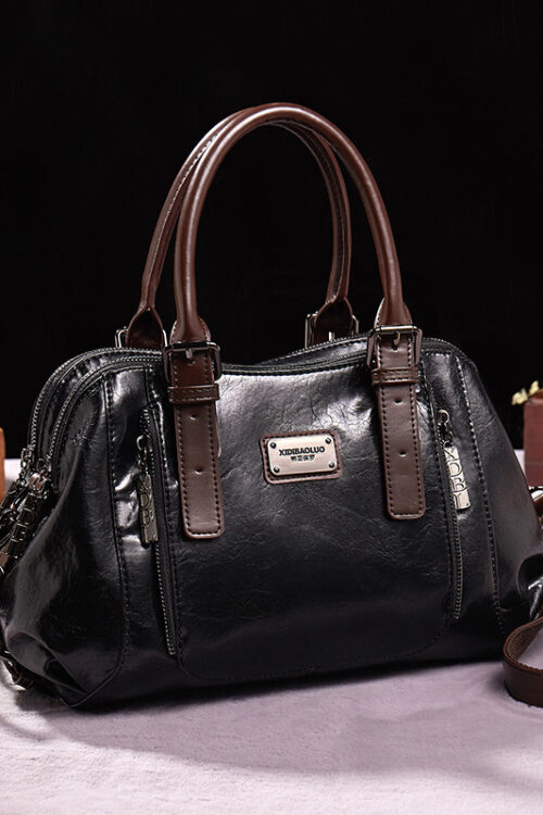 One-shoulder Portable Messenger Large-capacity Soft Leather Female Bag