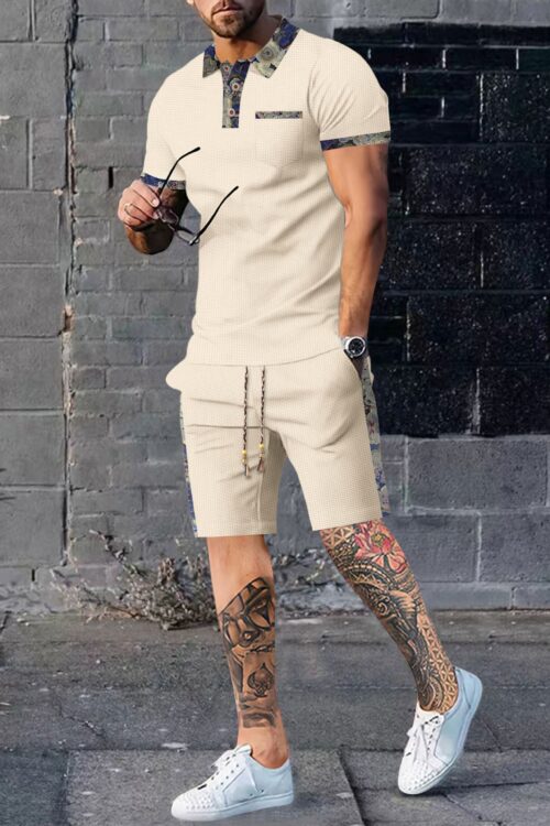 Shorts Casual Fashion Set Men